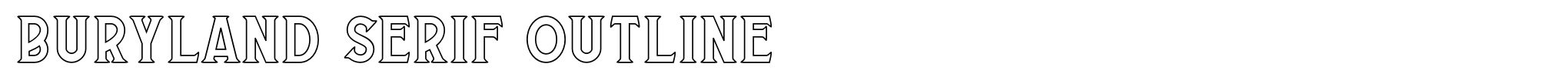 Buryland Serif Outline image